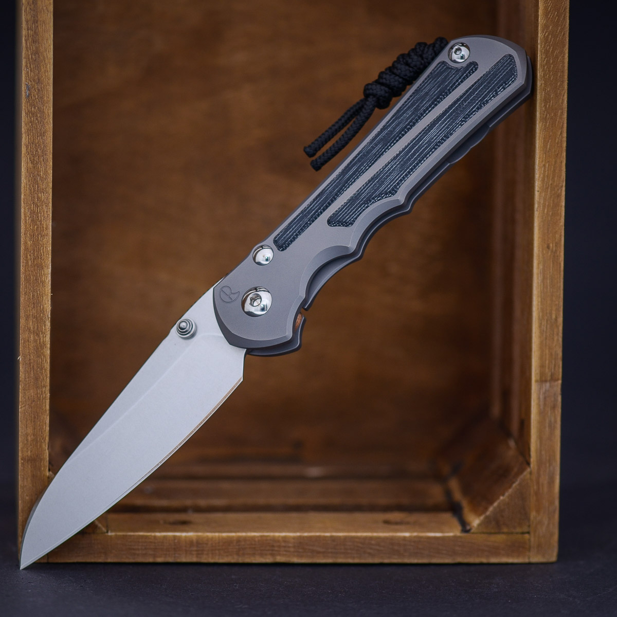 Chris Reeve Inkosi Micarta Schwarz Glass Blasted